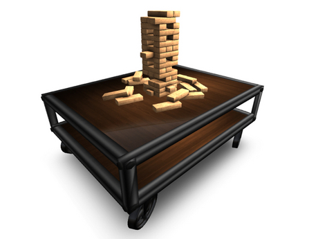 Second Life Marketplace - Art ..:: Jenga Game Table